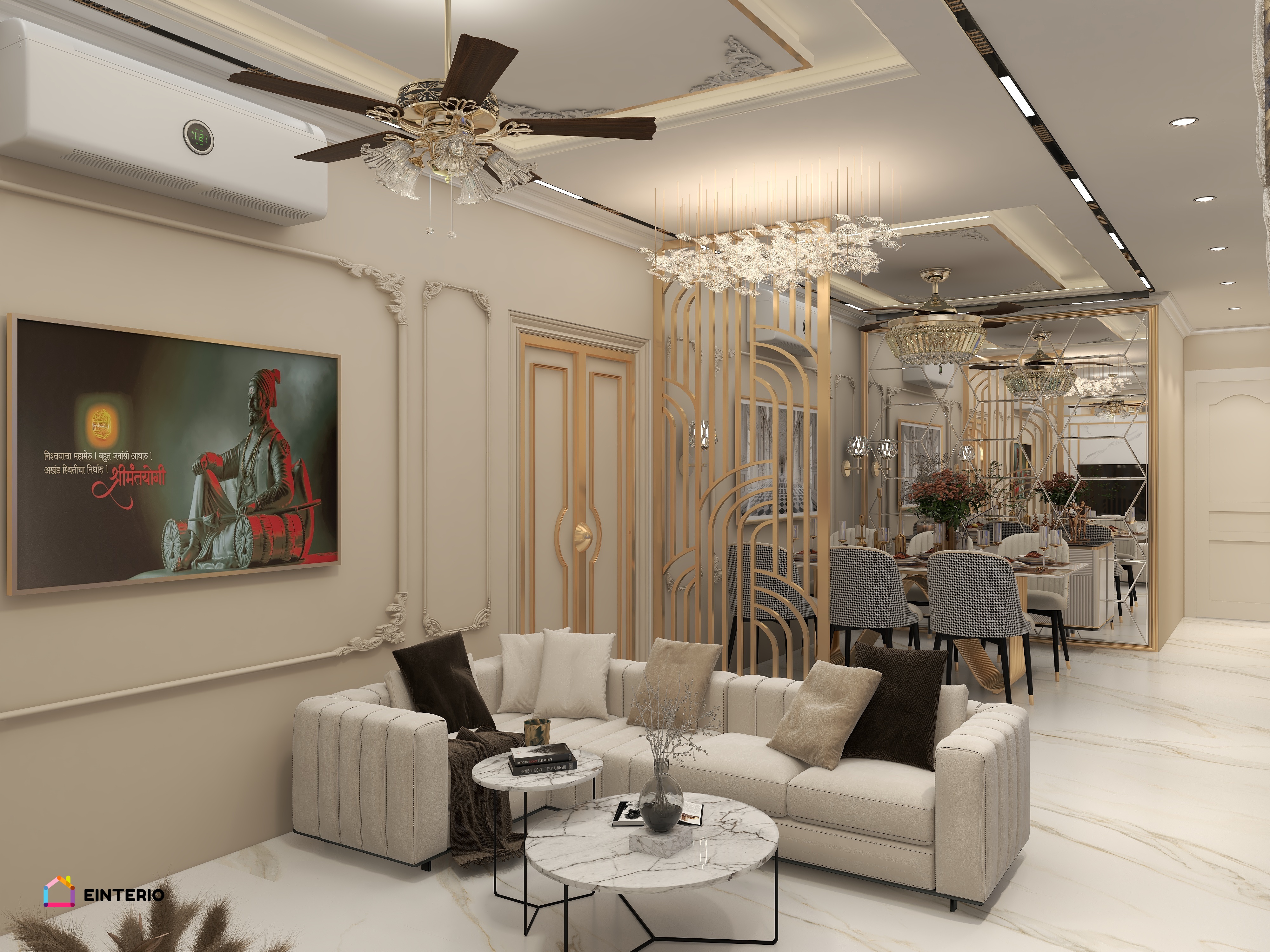Luxury style interior walktrhough
